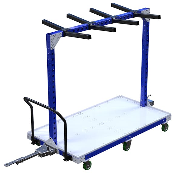 Modular & industrial material handling hanging cart by FlexQube