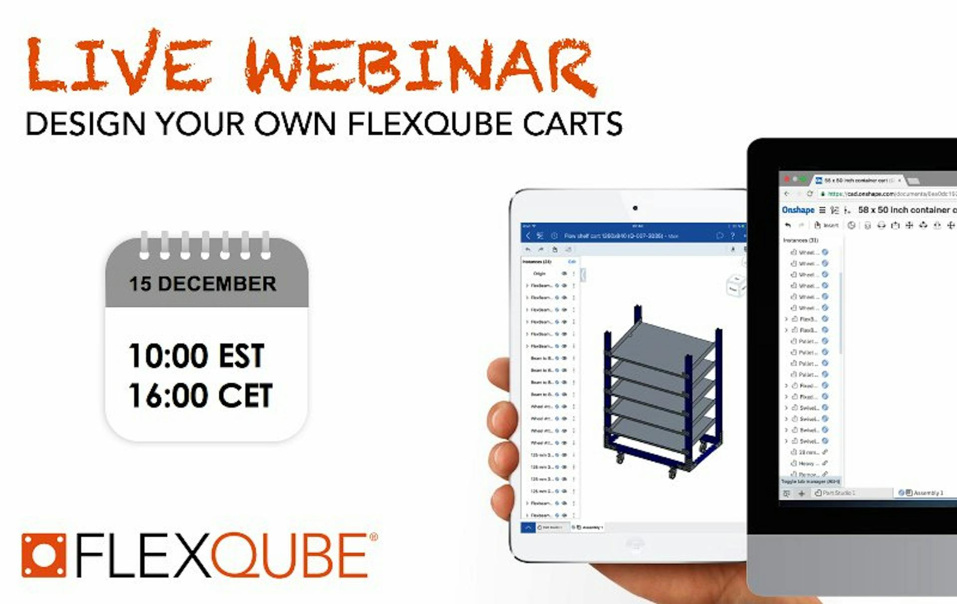 Design in Onshape with FlexQube building blocks FlexQube
