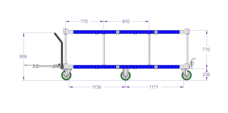 Cart for Roof Plates