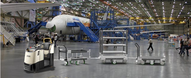 FlexQube Routenzug Flugzeugbau