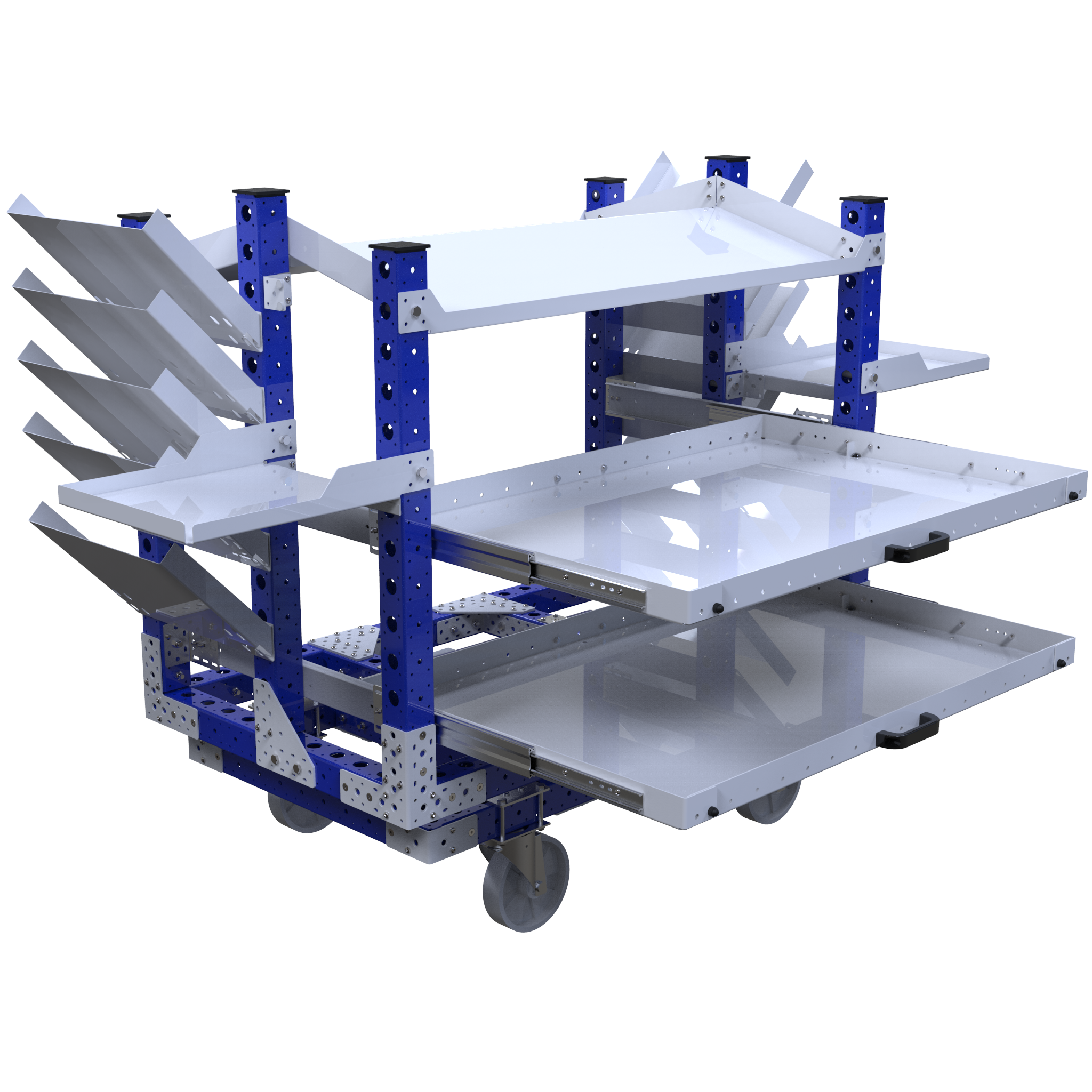 Extendable Shelf Cart - 1400 x 840 mm