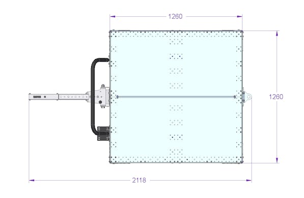 50 x 50 inch Industrial Modular Cart