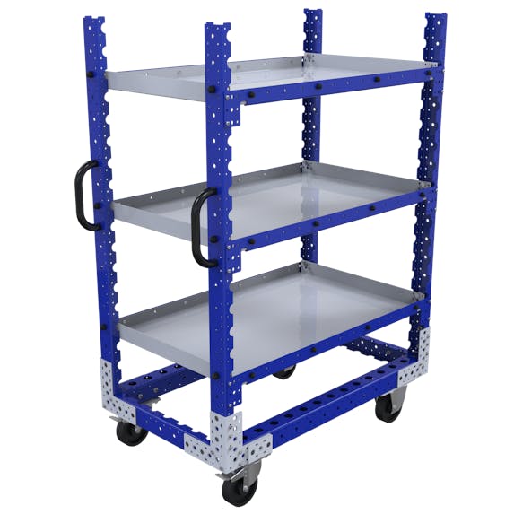 Flacher Regalwagen – 1050 x 630 mm