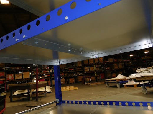 Tuggable Flat Shelf Cart 55 x 41 inch
