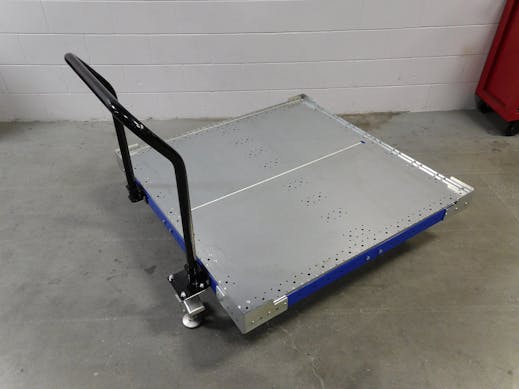 Push Cart 50 x 50 inch with Handle Bar and Floor Brake