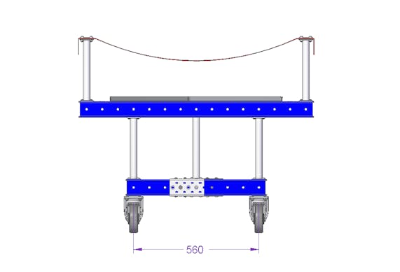 Kayak Kit Cart Light Weight 6 feet