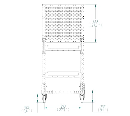 Werkzeugwagen – 630 × 770 mm