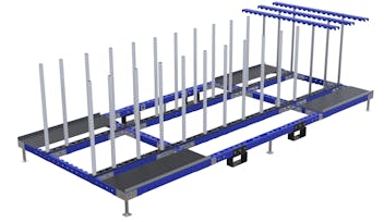 Rack für Wandpaneele – 3640 × 1610 mm