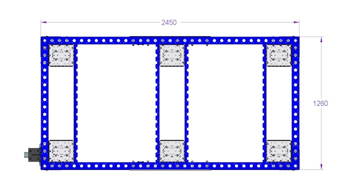Palettenwagen – 1260 × 2450 mm