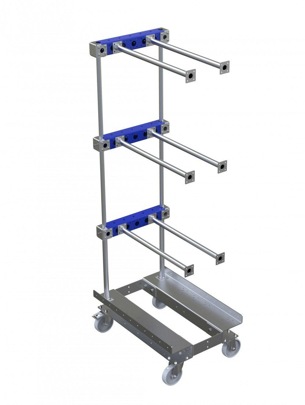 Custom FlexQube hanging cart