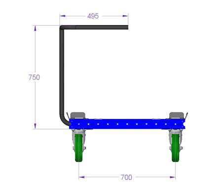 Pallet Trolley - 1260 x 840 mm for STILL Liftrunner B-frame US Version