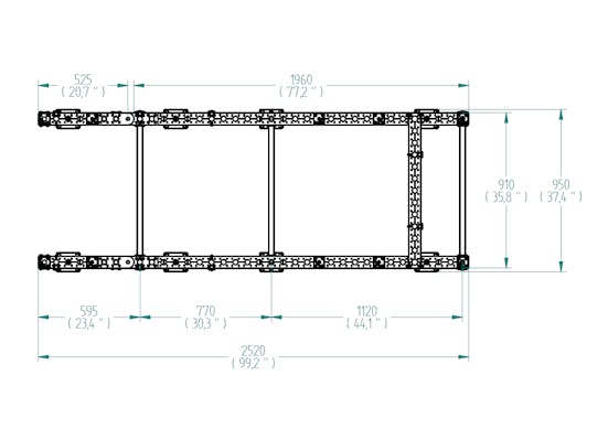 Tugger Fixture - 910 x 1960 mm