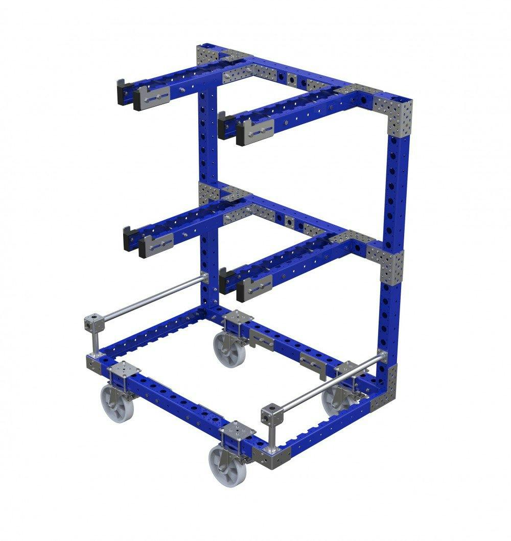 FlexQube Material Handling heavy duty hanging cart