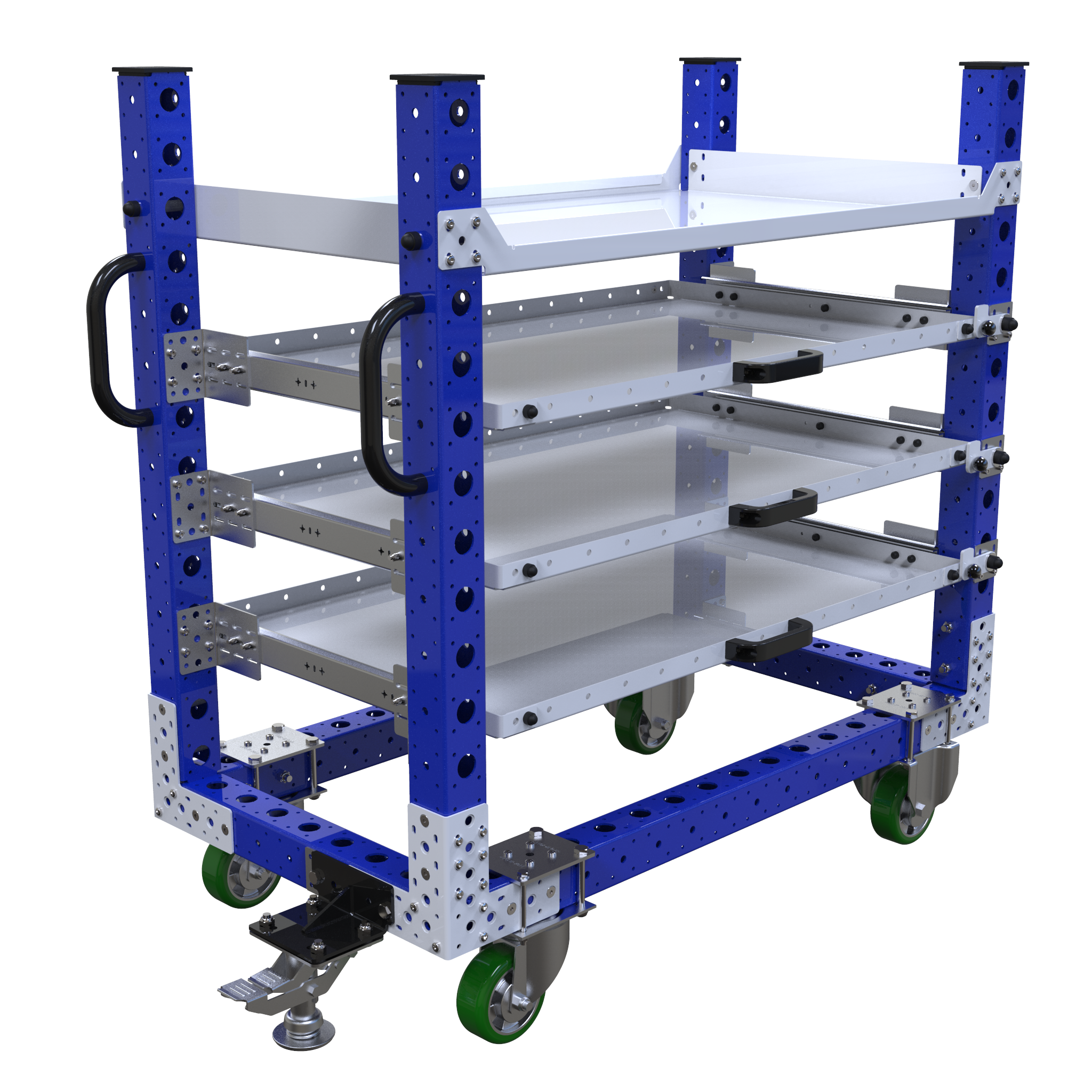 Extendable Shelf Cart – 1190 x 630 mm