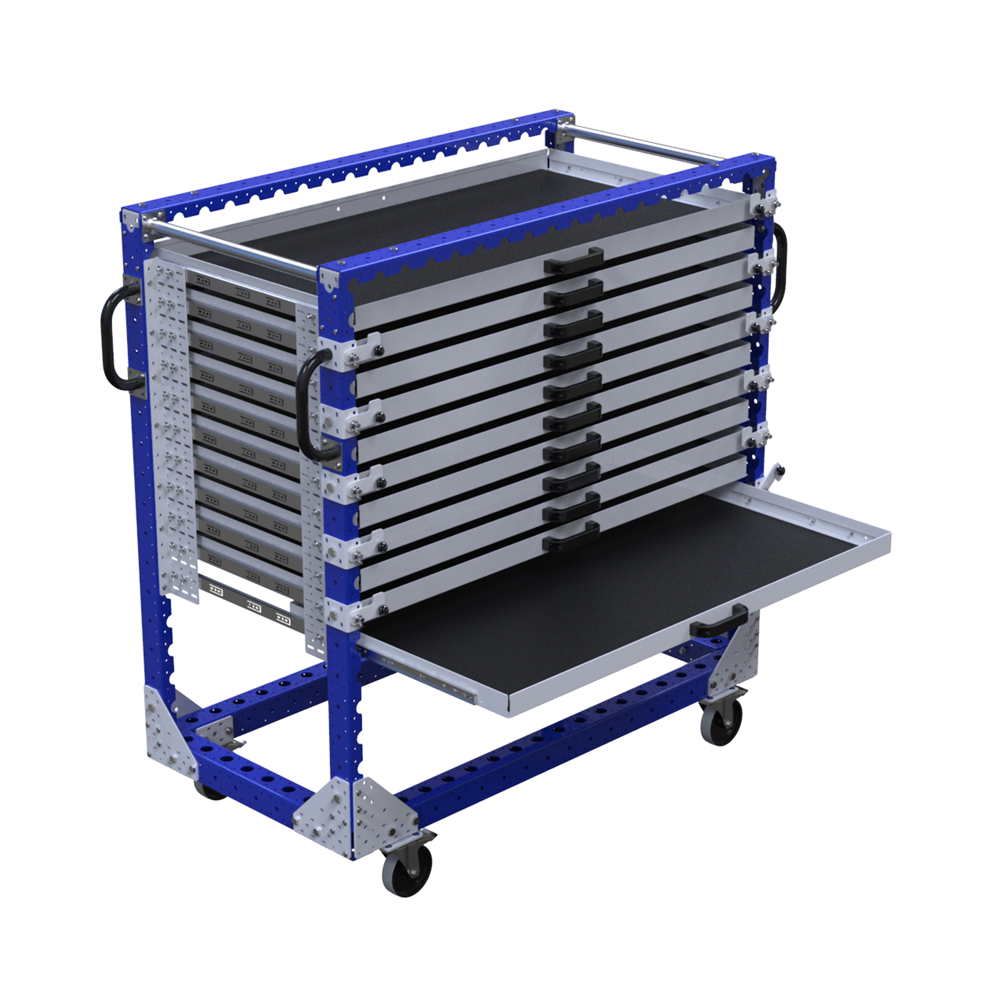 Extendable Shelf Cart - 700 x 1330 mm