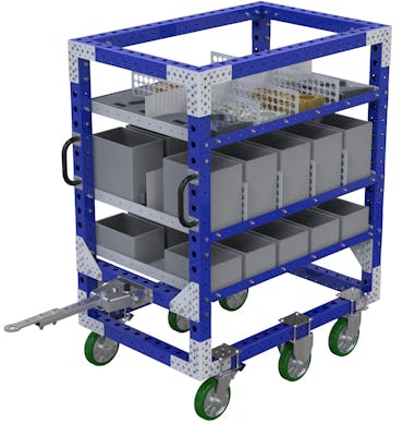 Modular & industrial material handling kit cart by FlexQube