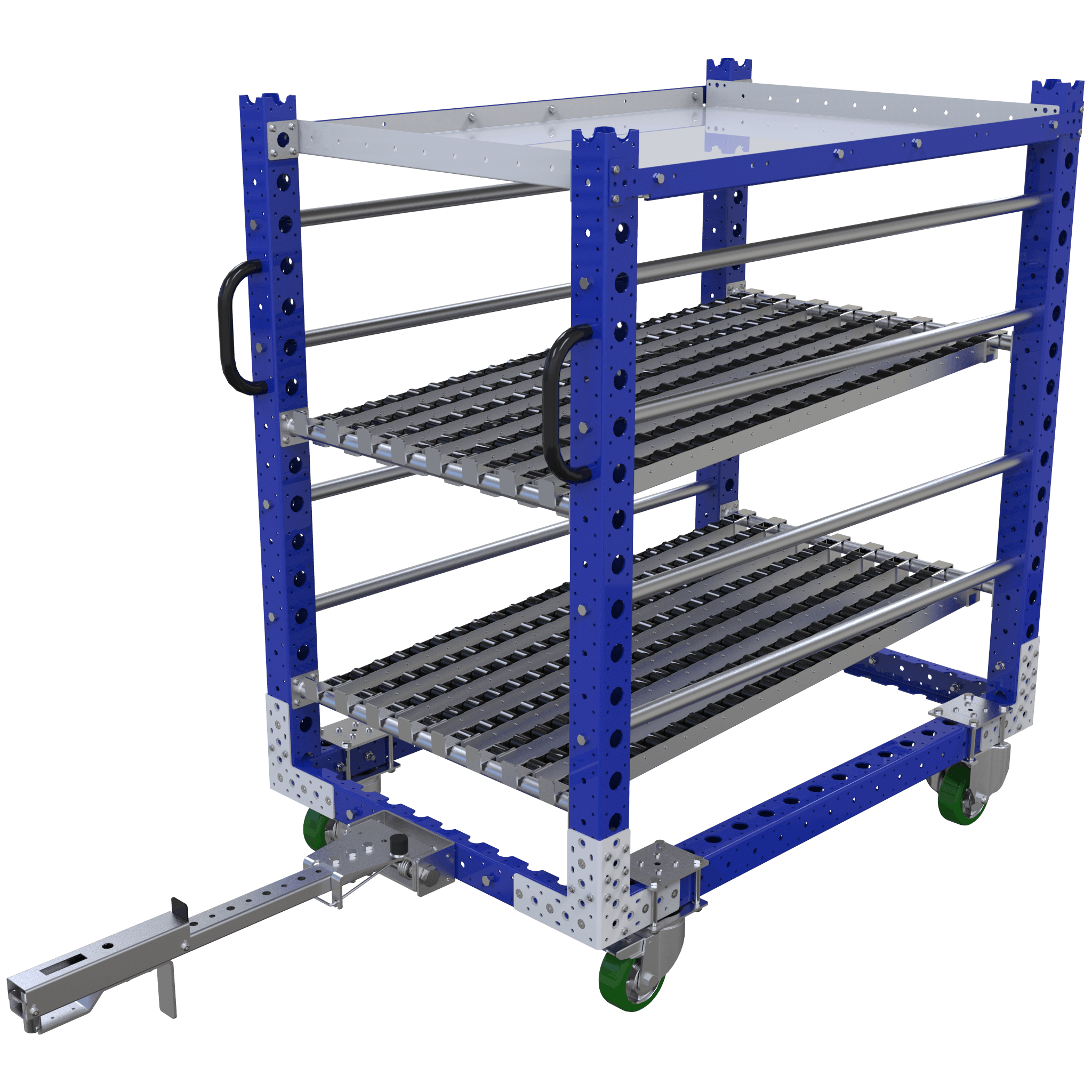 Shelf Cart With Rollers 1260 X 840 Mm 