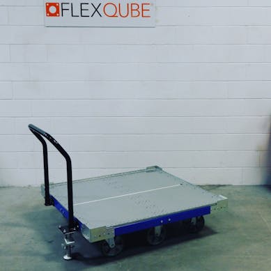 Push Cart 50 x 50 inch with Handle Bar and Floor Brake