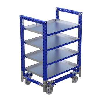 Stackable Flat Shelf Cart - 1260 x 840 mm
