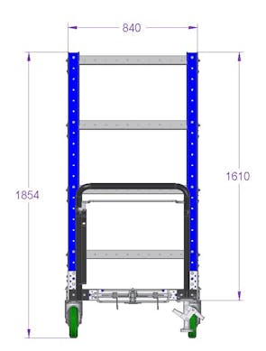 Shelf Cart - 1400 x 840 mm