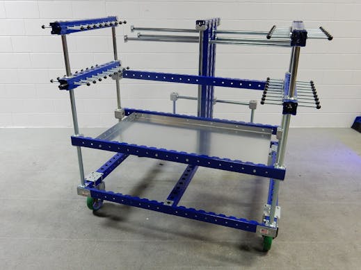 Hose Cart with Swingable Arms