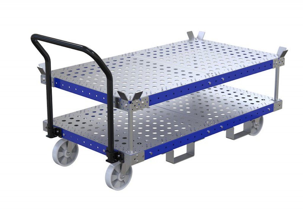Order for stackable carts from customer in California