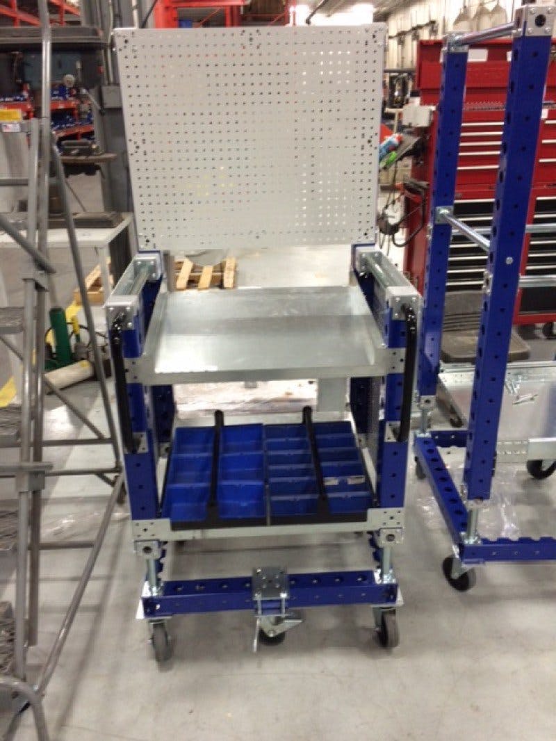 FlexQube assembly line cart