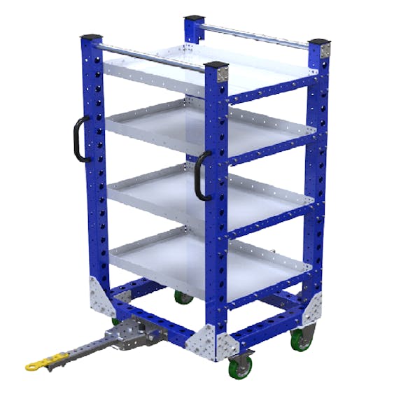 Flacher Regalwagen - 700 x 840 mm