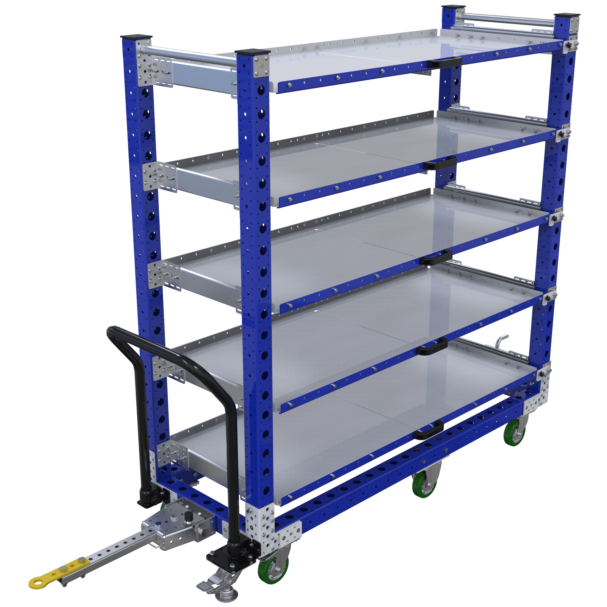 Shelf Tugger Cart - 630 x 1750 mm | FlexQube