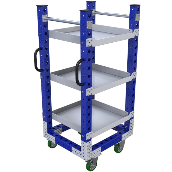 Flacher Regalwagen - 630 x 700 mm