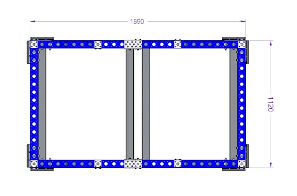 Window Cart 1890 x 1120 mm
