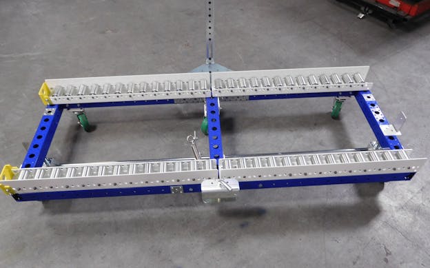 Pallet cart with rollers - 2030 x 770 mm