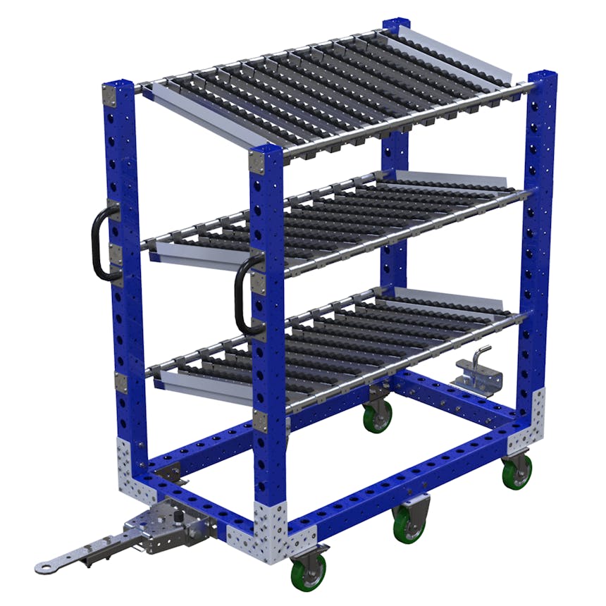 Flow Rack Tugger Cart - 700 x 1260 mm | FlexQube