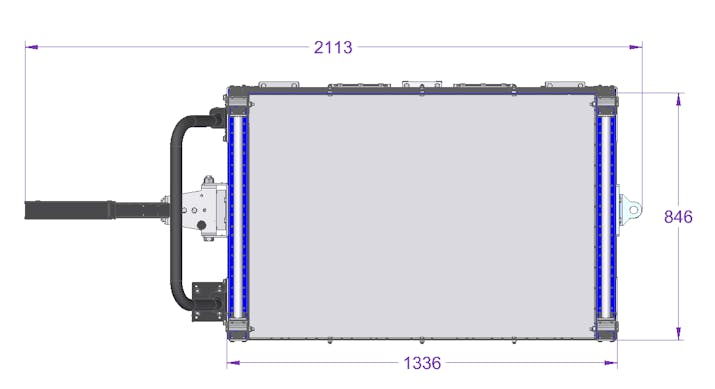 Flat Shelf Cart - 1330 x 840 mm