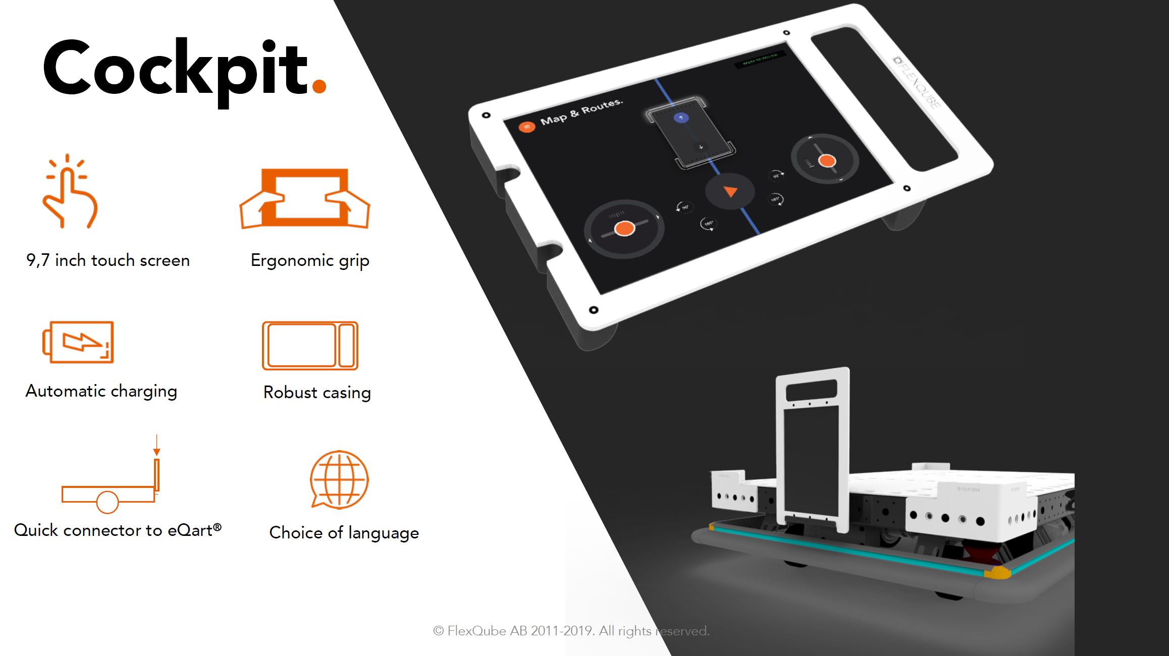Cabina de mando eQart FlexQube