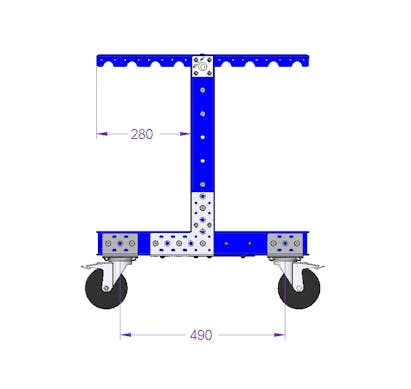 Assembly Cart - 30.3 x 24.8 Inch