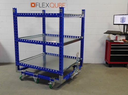 Flat Shelf Cart 55 x 48 inch