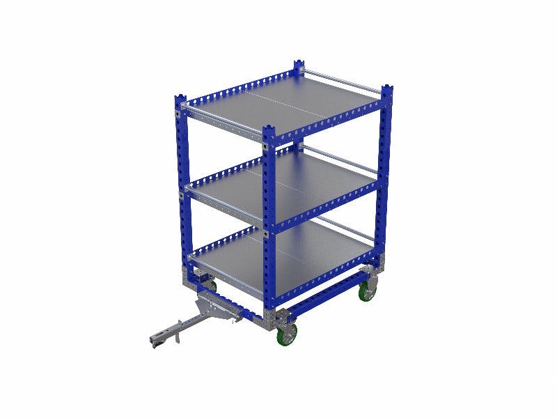 Carrito con repisa plana 55 x 41 pulgadas