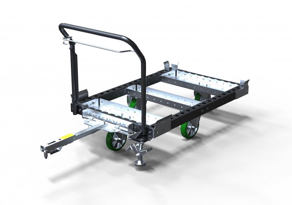 FlexQube euro pallet tugger cart