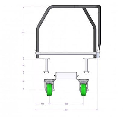 Half EUR-Pallet Cart for STILL Liftrunner E-Frame