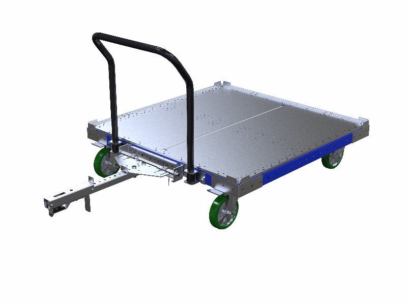 FlexQube Material Handling tugger cart 50 x 50 inch