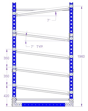Flow Rack - 1610 x 1190 mm