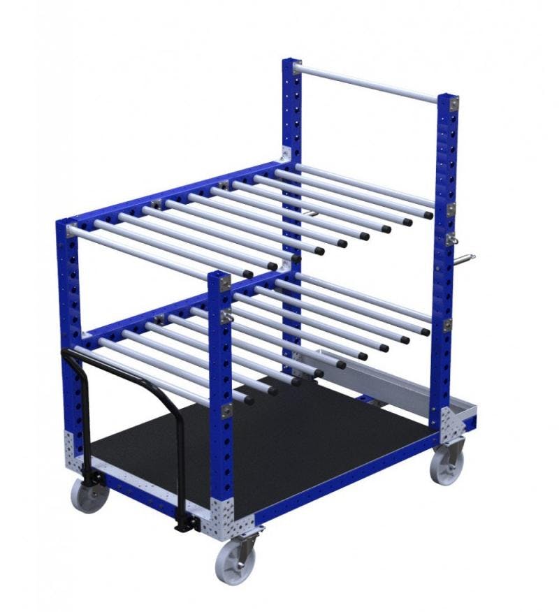 Modular kit cart for hanging components by FlexQube