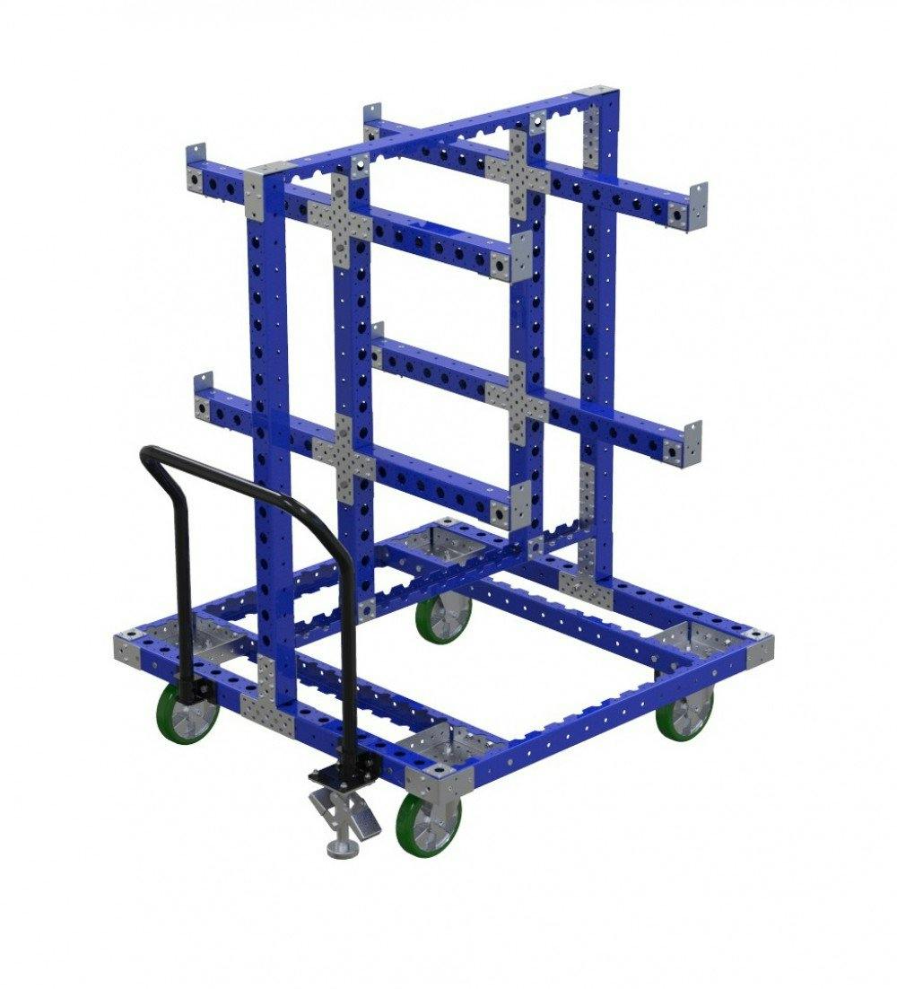 FlexQube cart for hanging components
