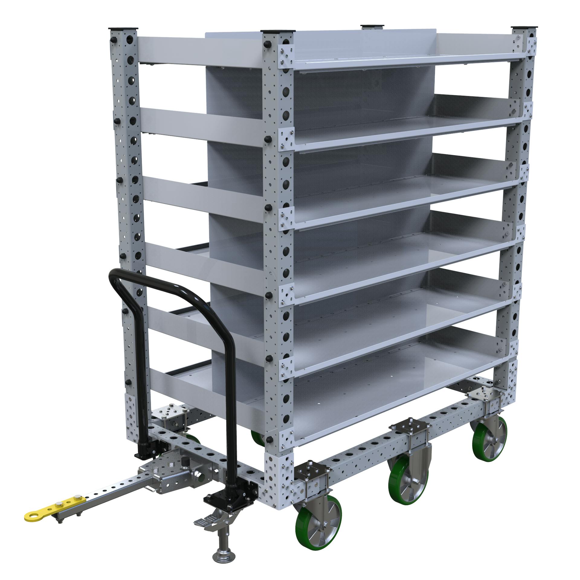 Flat Shelf Cart - 1400 x 840 mm | FlexQube