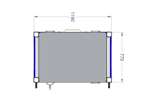 Flow Shelf Cart 1190 x 770 mm (47 x 30 inch)