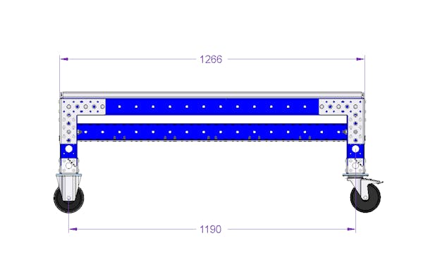 Paletten-Rack – 1260 × 1120 mm