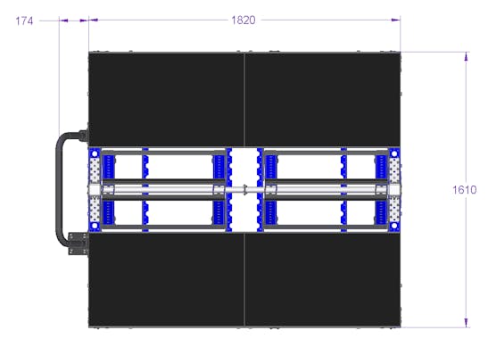 Windshield Cart Rear Window - 1820 x 1610 mm