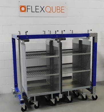 Mother Daughter Cart System 4 in 1 High Dollies with Shelves