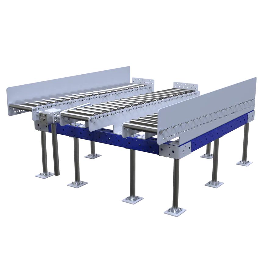 Rodillos Rack Estante de rodillos de acero - 1260 x 1050 mm | FlexQube